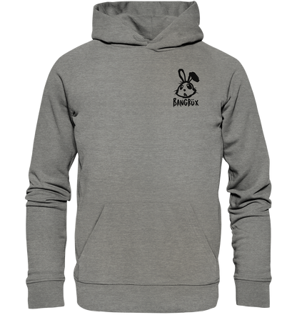 BANGBÜX Streetwear "bunny black" - Organic Hoodie by BANGBÜX