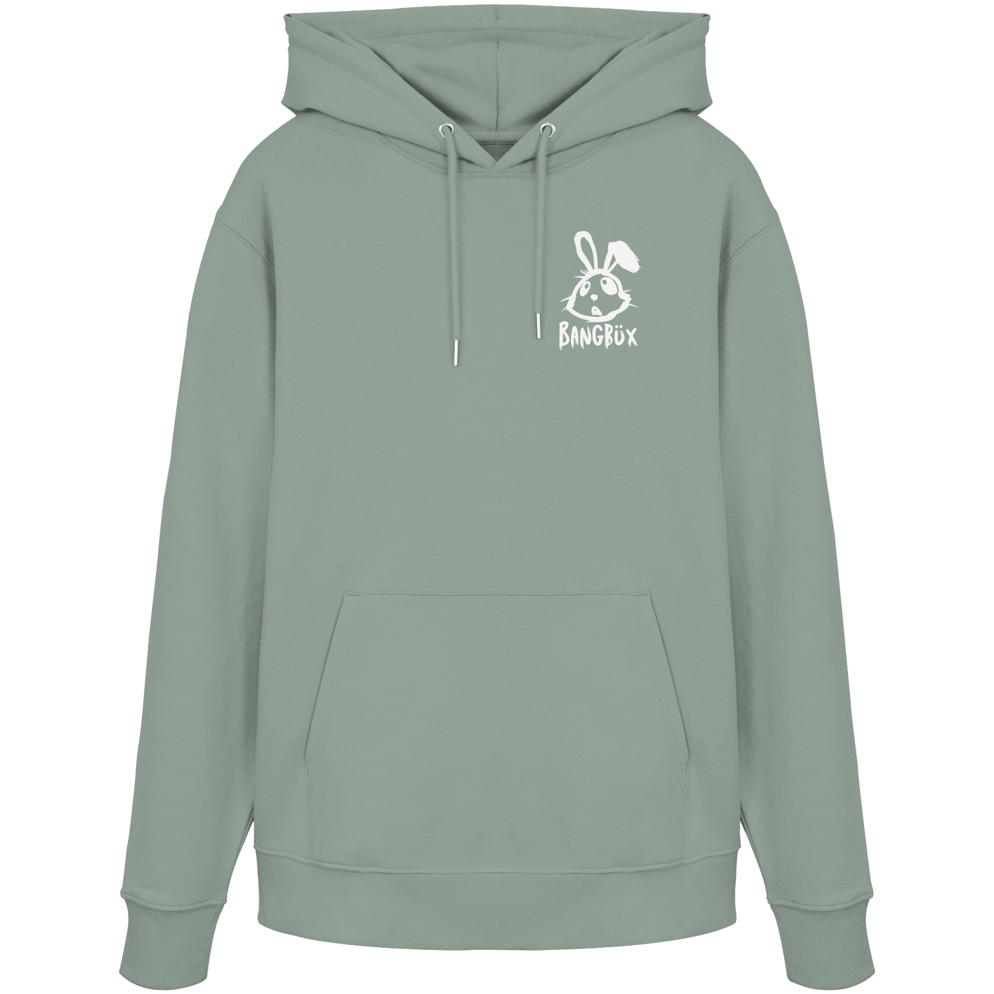 BANGBÜX Streetwear "bunny white" - Organic Hoodie by BANGBÜX