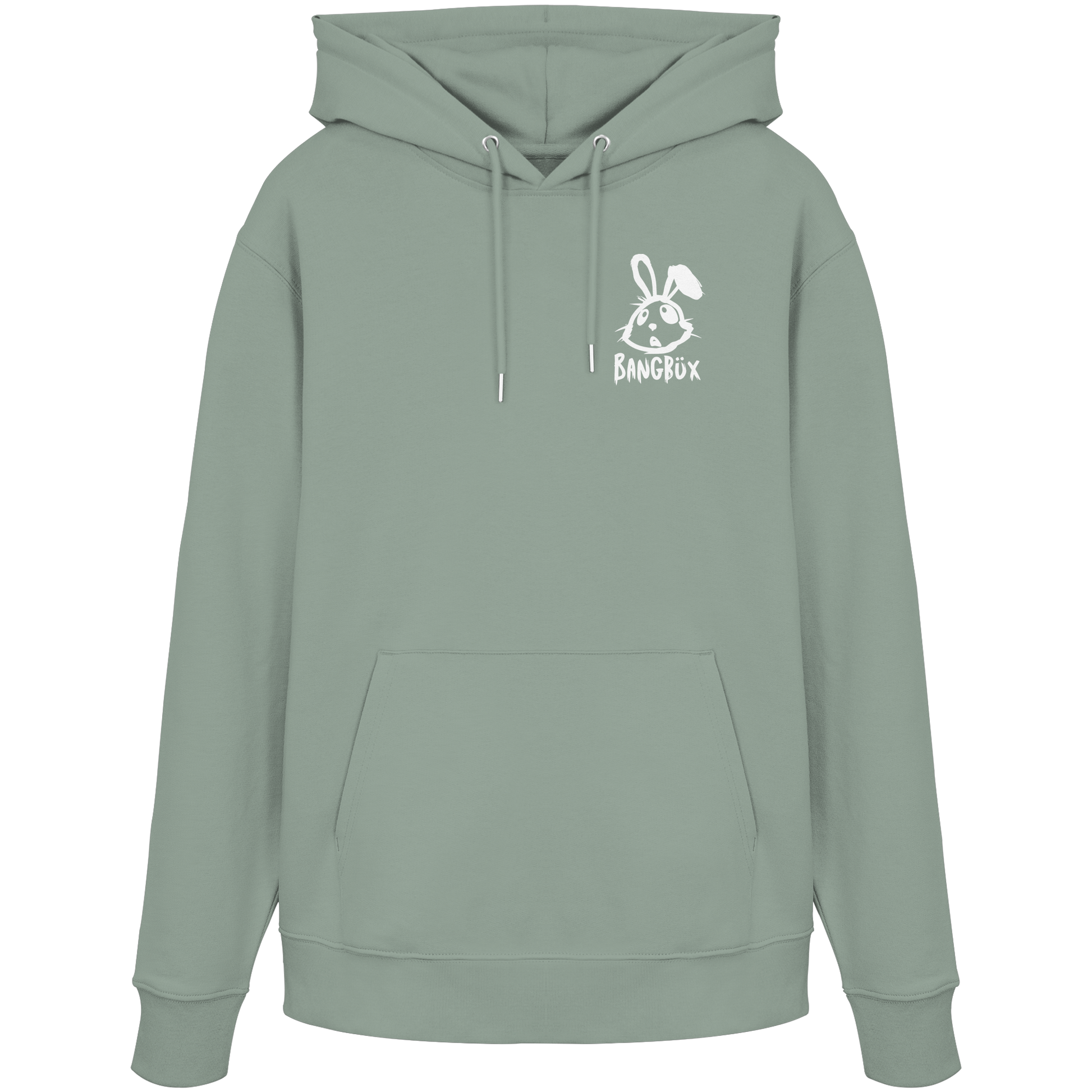 BANGBÜX Streetwear "bunny white" - Organic Hoodie by BANGBÜX
