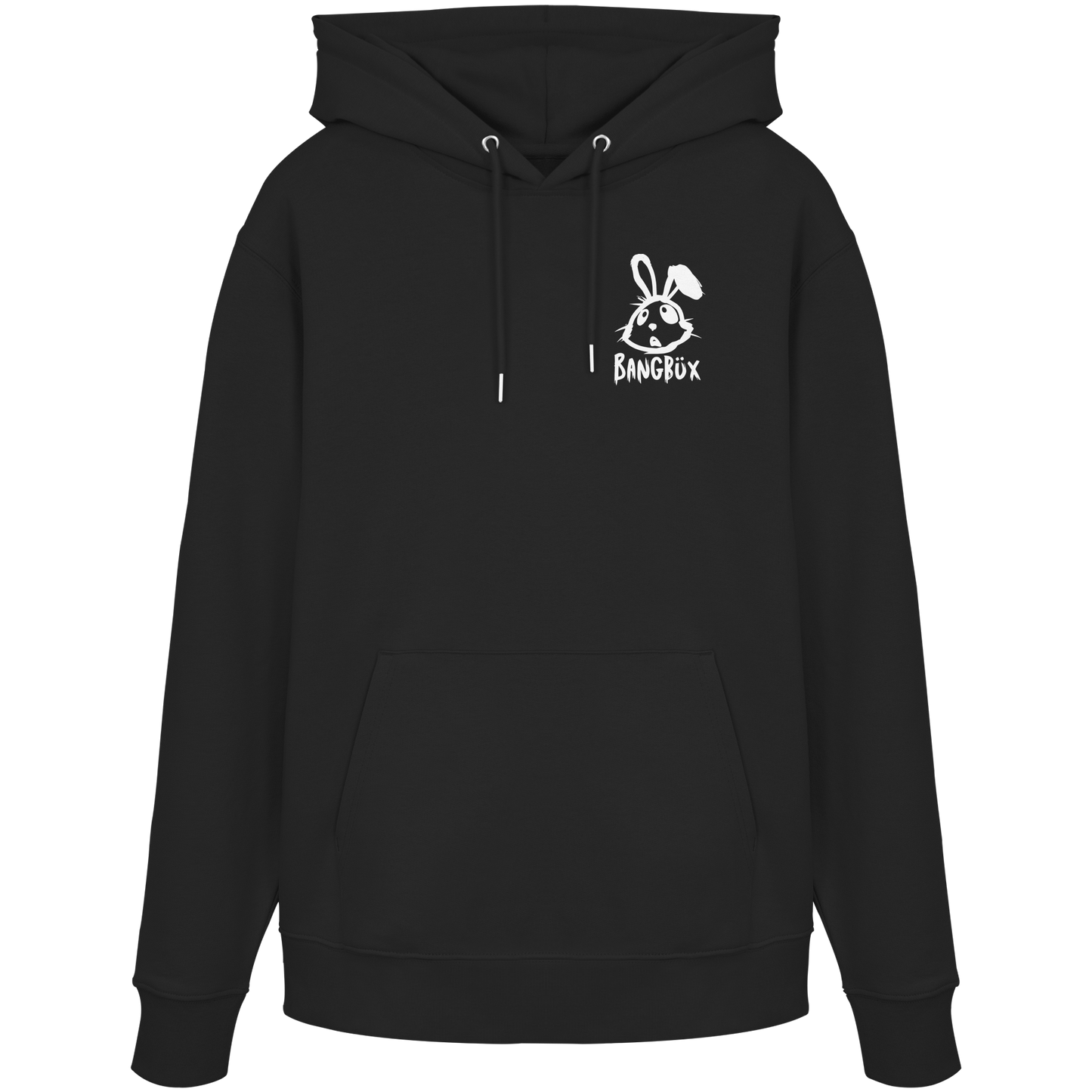 BANGBÜX Streetwear "bunny white" - Organic Hoodie by BANGBÜX