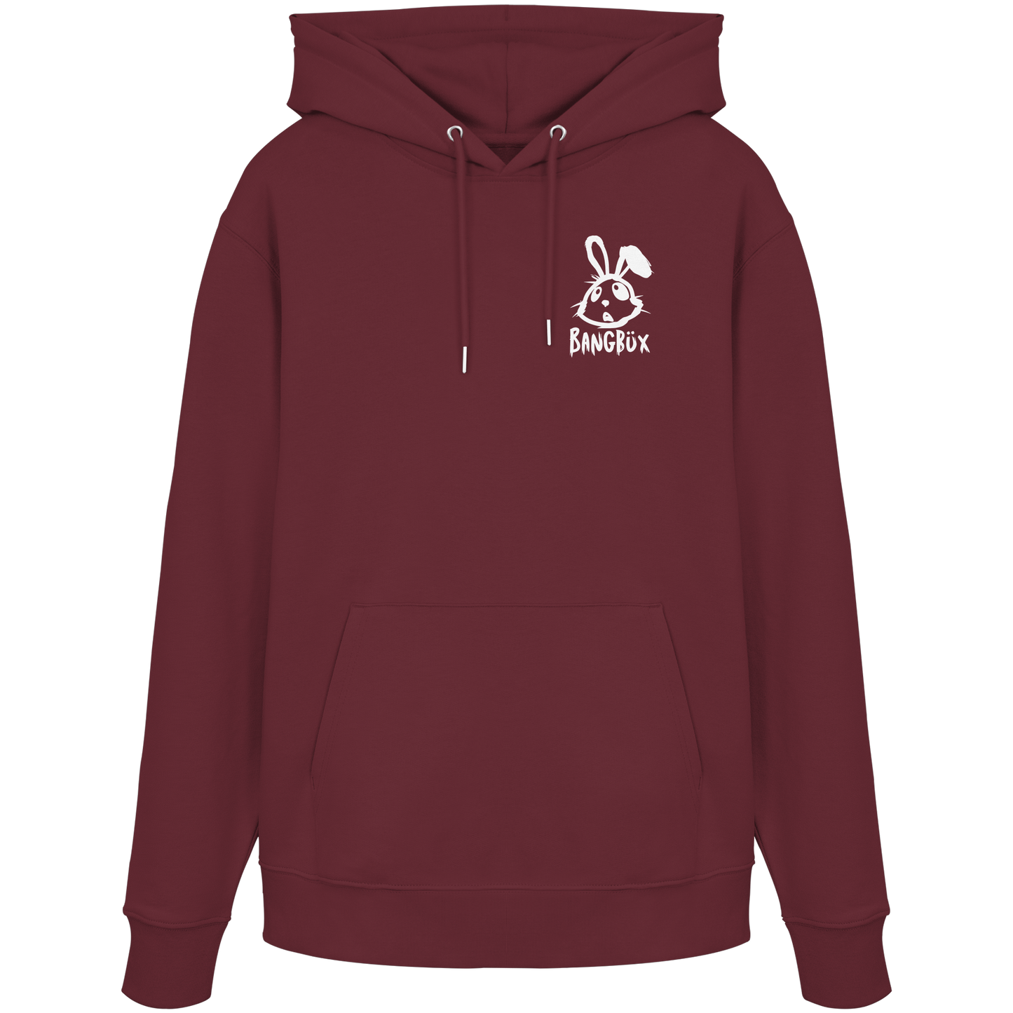 BANGBÜX Streetwear "bunny white" - Organic Hoodie by BANGBÜX