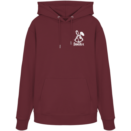 BANGBÜX Streetwear "bunny white" - Organic Hoodie by BANGBÜX
