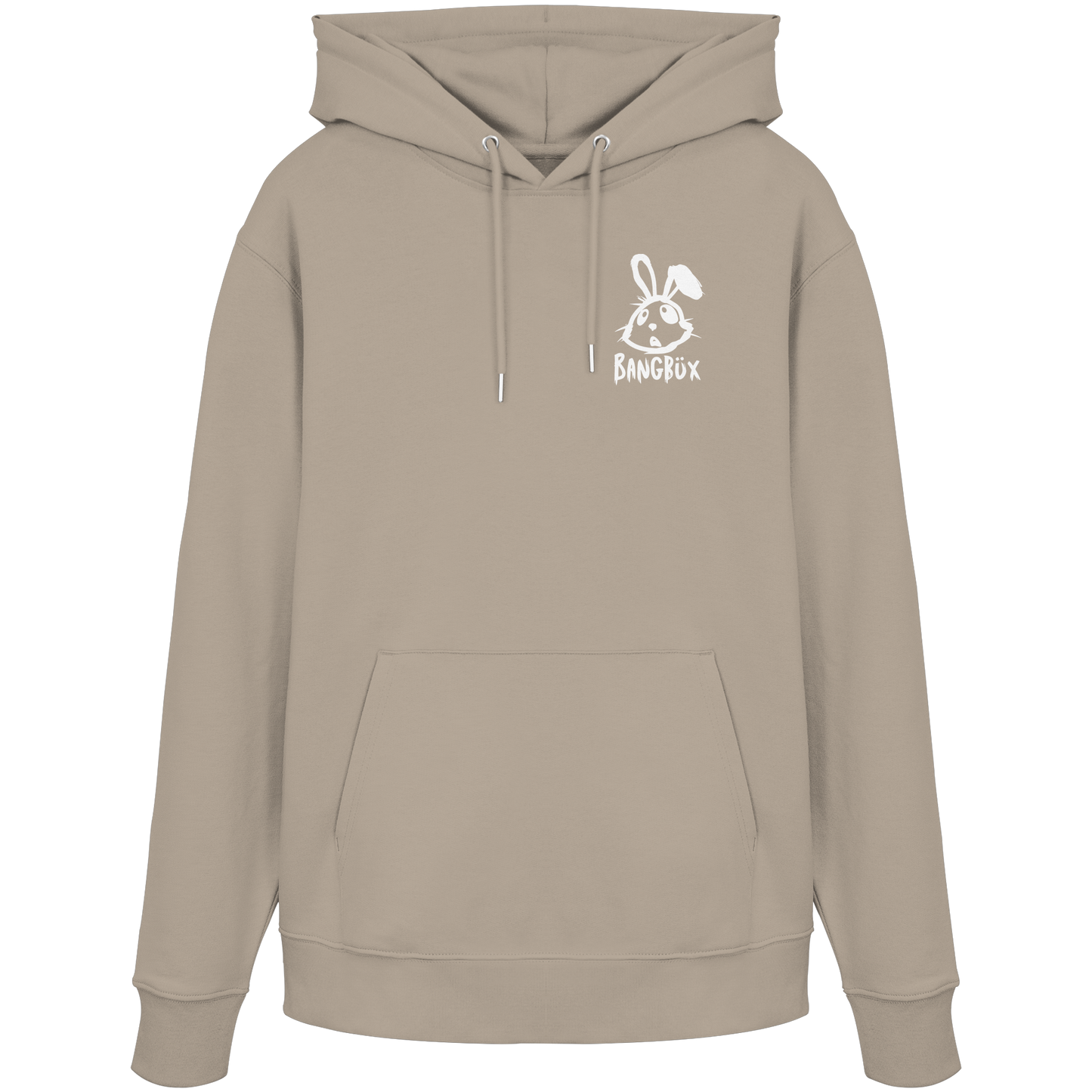 BANGBÜX Streetwear "bunny white" - Organic Hoodie by BANGBÜX