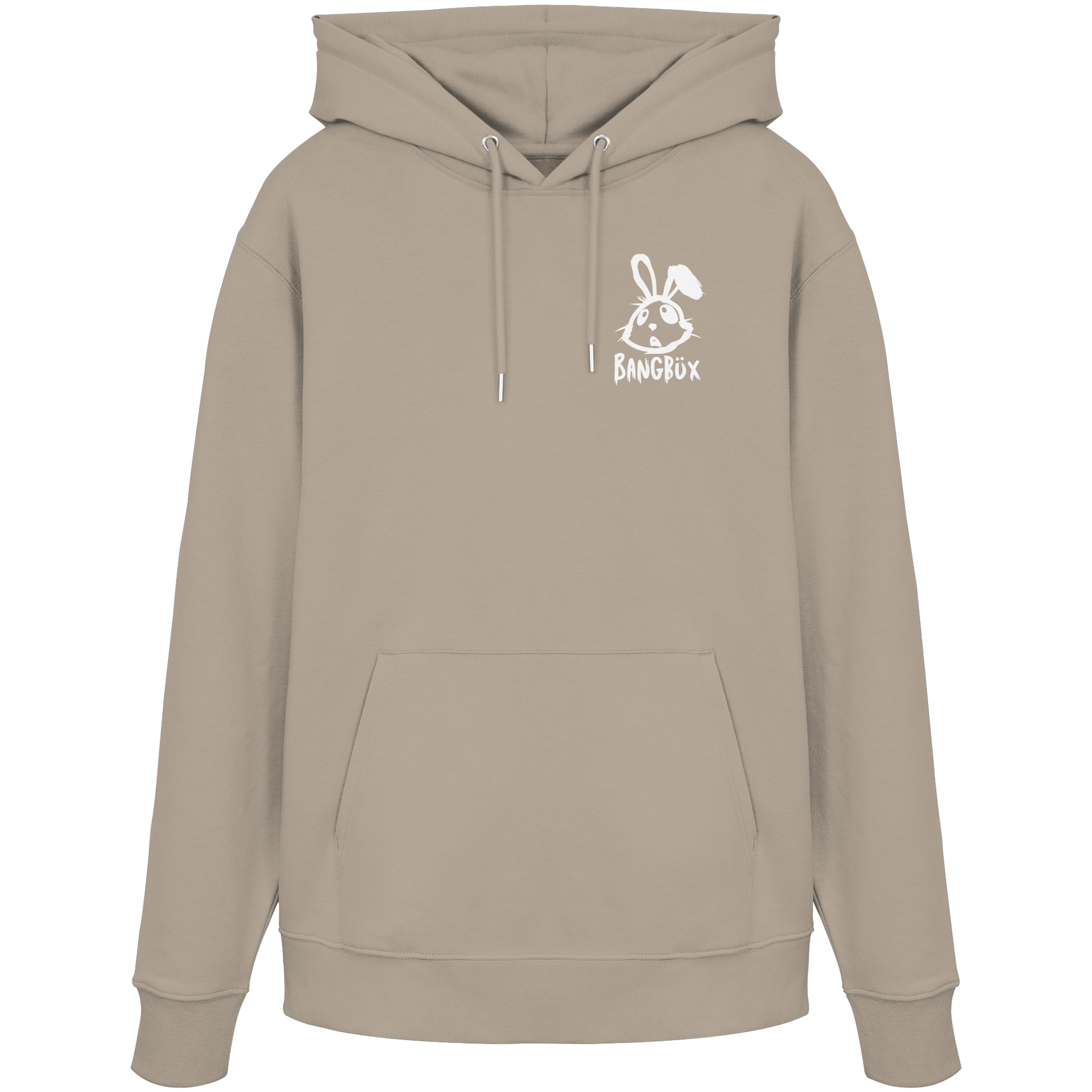 BANGBÜX Streetwear "bunny white" - Organic Hoodie by BANGBÜX