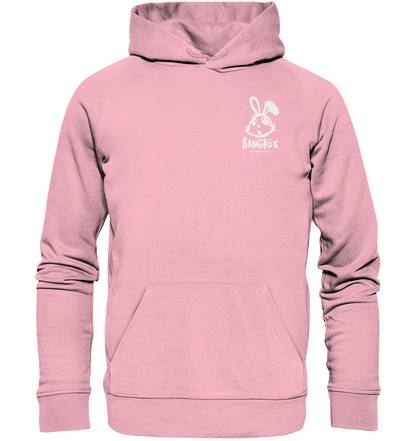 Organic Hoodie "bunny white" (print)
