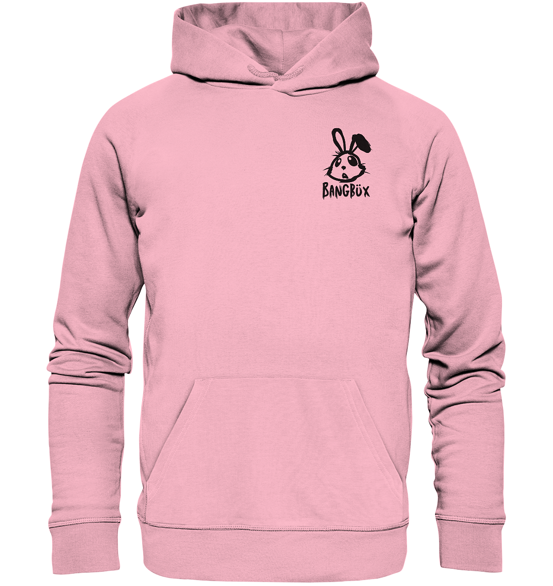 BANGBÜX Streetwear "bunny black" - Organic Hoodie by BANGBÜX