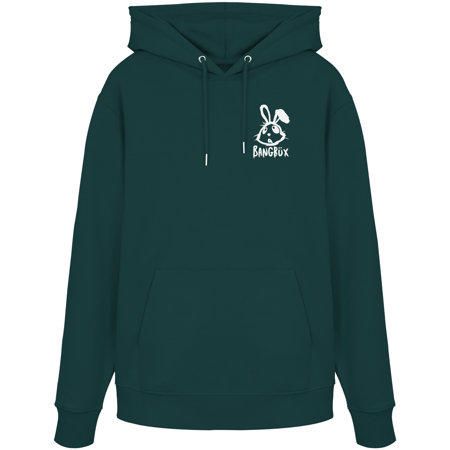 BANGBÜX Streetwear "bunny white" - Organic Hoodie by BANGBÜX