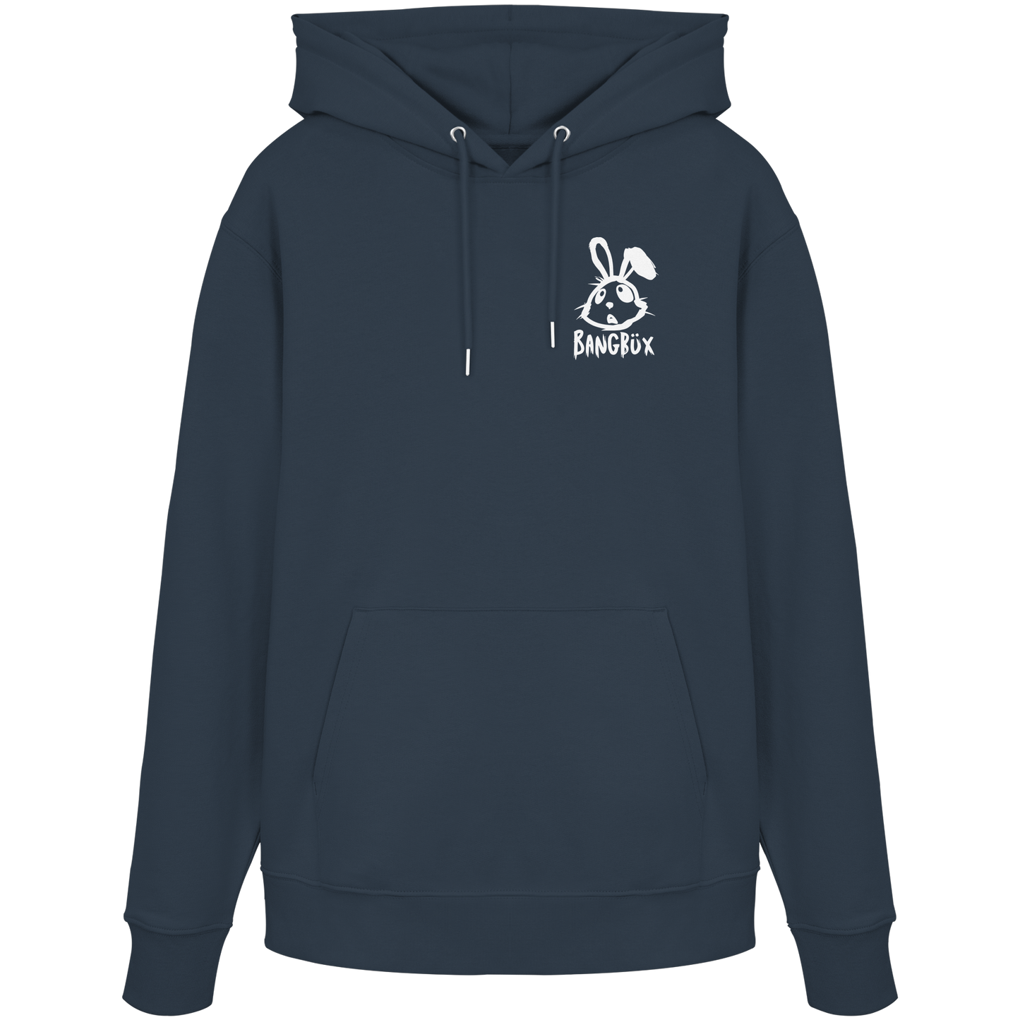 BANGBÜX Streetwear "bunny white" - Organic Hoodie by BANGBÜX