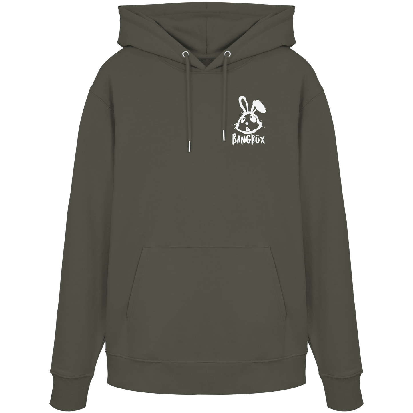 BANGBÜX Streetwear "bunny white" - Organic Hoodie by BANGBÜX