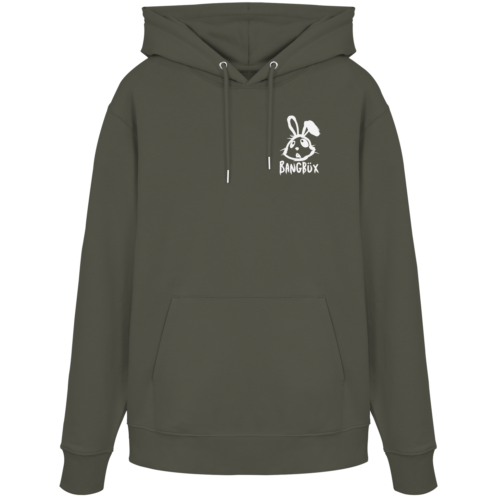 BANGBÜX Streetwear "bunny white" - Organic Hoodie by BANGBÜX