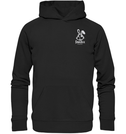 Organic Hoodie - "bunny white" (Stick) by BANGBÜX