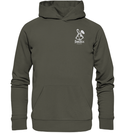 Organic Hoodie - "bunny white" (Stick) by BANGBÜX