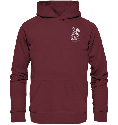 Organic Hoodie - "bunny white" (Stick) by BANGBÜX