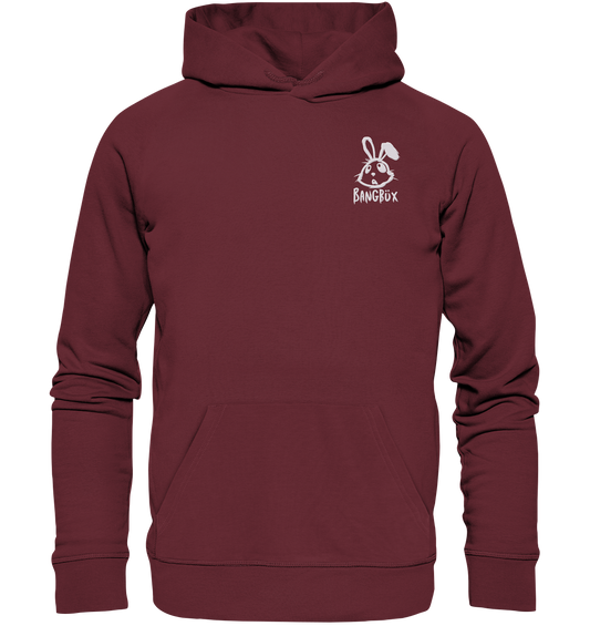 Stick-Kollektion "bunny white" - Organic Hoodie (Stick) by BANGBÜX