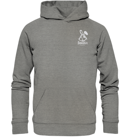 Organic Hoodie - "bunny white" (Stick) by BANGBÜX