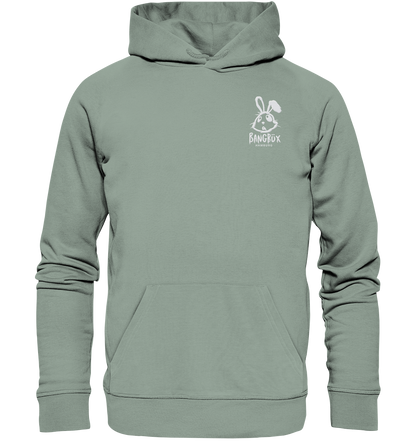 Organic Hoodie - "bunny white" (Stick) by BANGBÜX