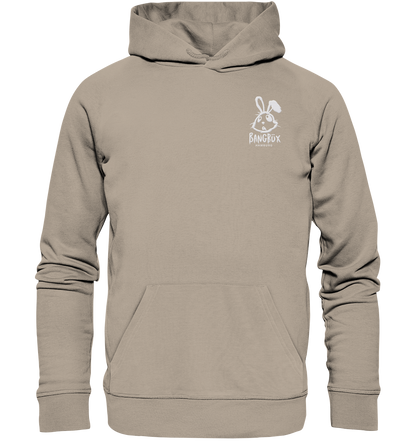 Organic Hoodie - "bunny white" (Stick) by BANGBÜX