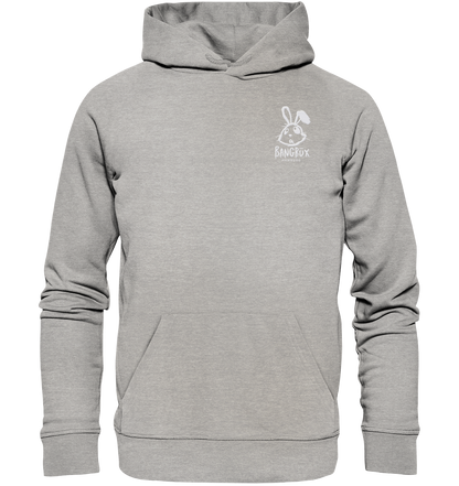 Organic Hoodie - "bunny white" (Stick) by BANGBÜX