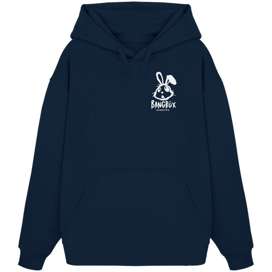 BANGBÜX Streetwear (white bunny) - Organic Oversize Hoodie