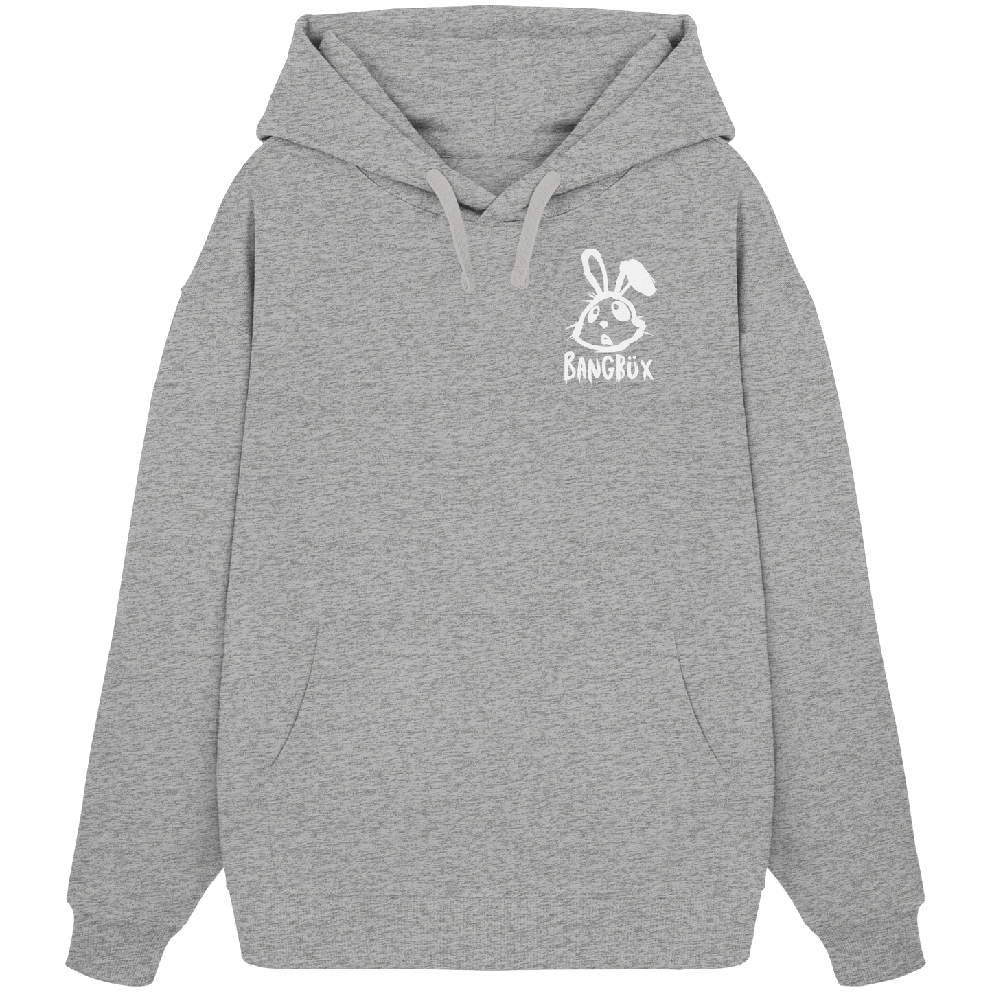 BANGBÜX Streetwear "bunny white" - Organic Oversize Hoodie by BANGBÜX