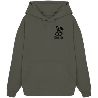 BANGBÜX Streetwear "bunny black" - Organic Oversize Hoodie by BANGBÜX