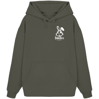 BANGBÜX Streetwear (white bunny) - Organic Oversize Hoodie