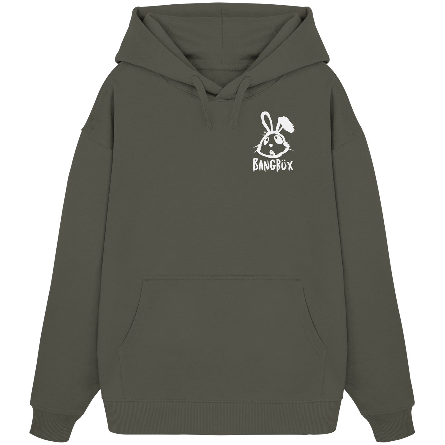 BANGBÜX Streetwear "bunny white" - Organic Oversize Hoodie by BANGBÜX