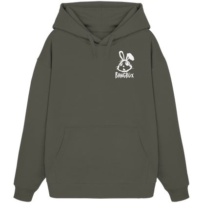 BANGBÜX Streetwear "bunny white" - Organic Oversize Hoodie by BANGBÜX