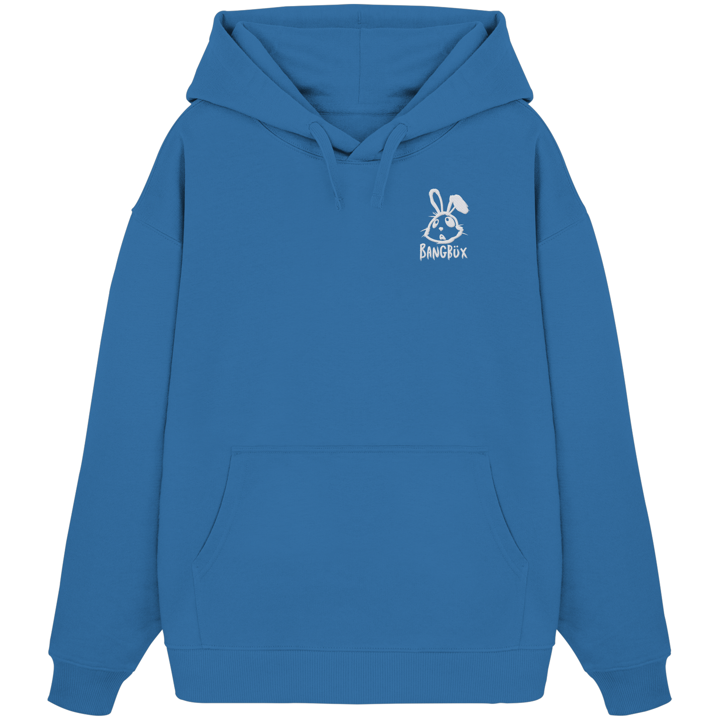 BANGBÜX Streetwear (white bunny)  - Organic Oversize Hoodie (Stick)