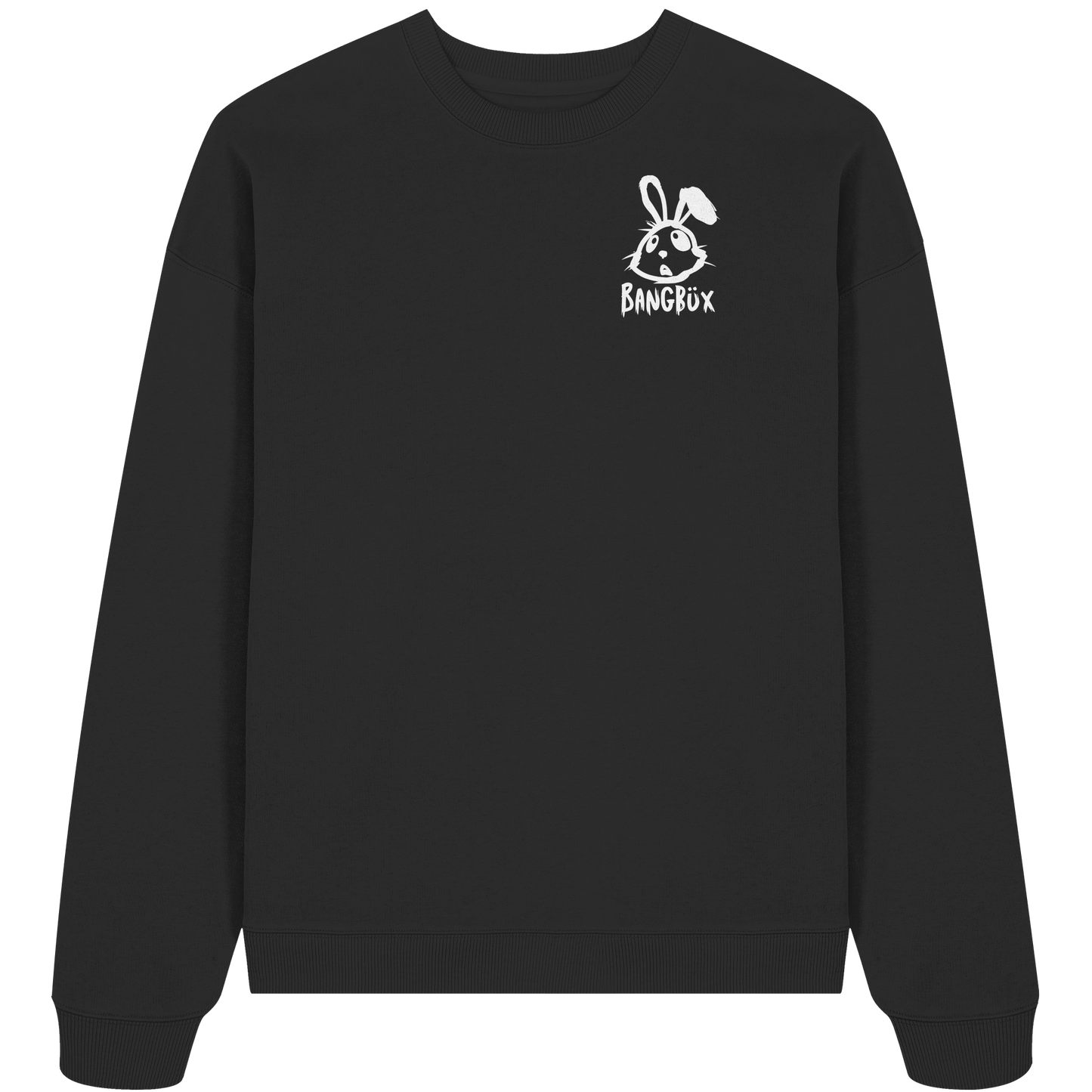 BANGBÜX Streetwear "bunny white" - Organic Oversize Sweatshirt by BANGBÜX