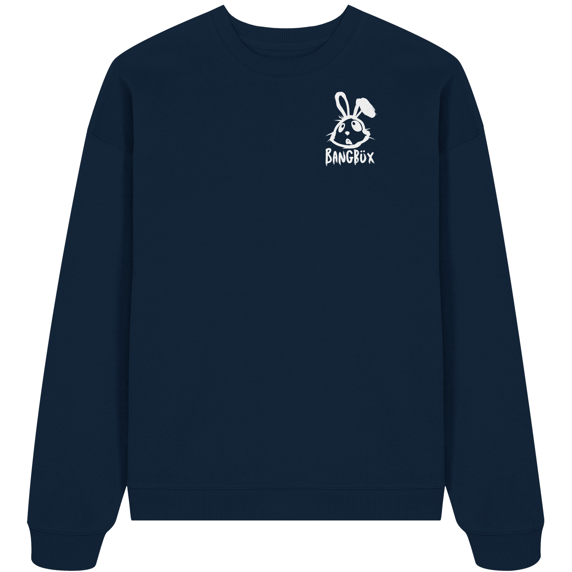 BANGBÜX Streetwear "bunny white" - Organic Oversize Sweatshirt by BANGBÜX