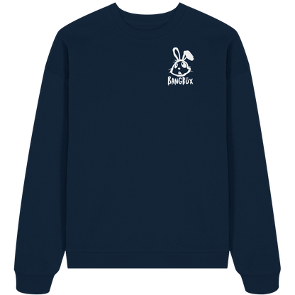BANGBÜX Streetwear "bunny white" - Organic Oversize Sweatshirt by BANGBÜX