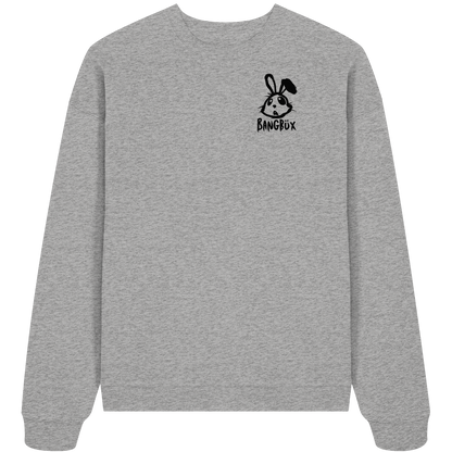 BANGBÜX Streetwear "bunny black" - Organic Oversize Sweatshirt by BANGBÜX