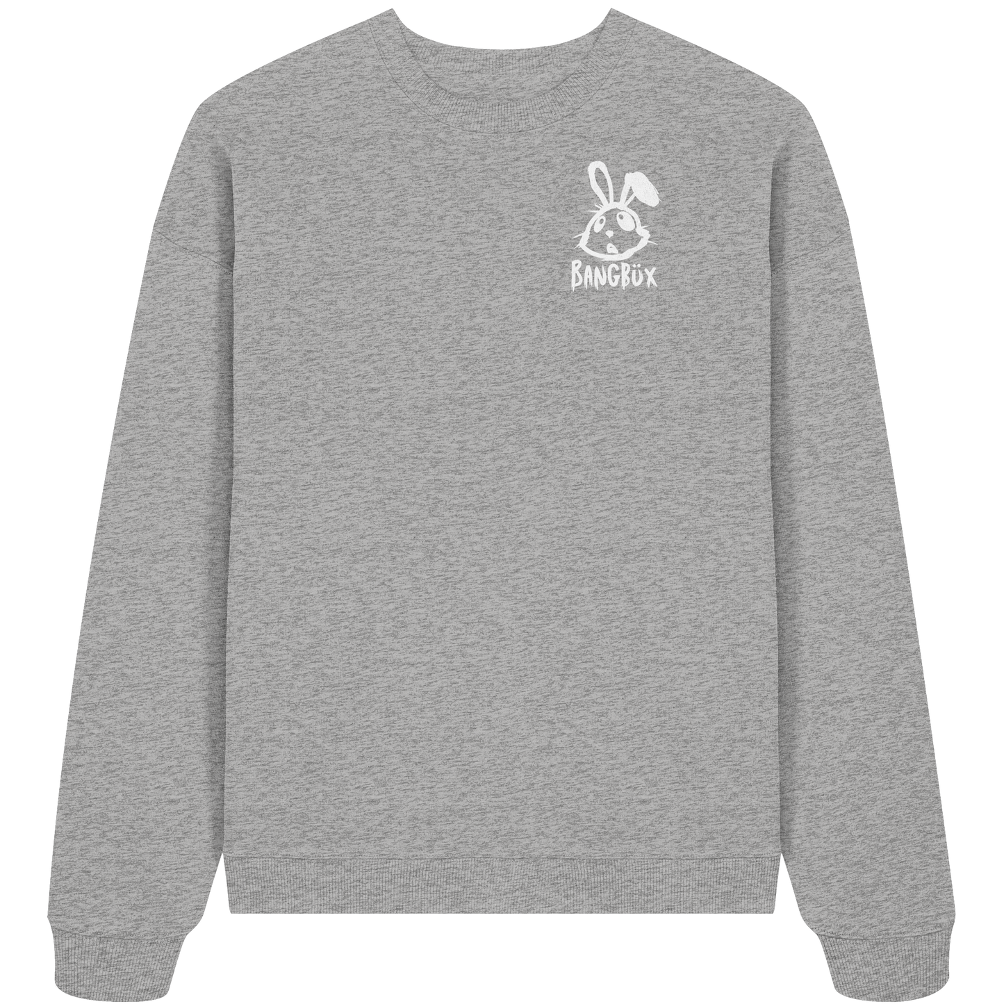 BANGBÜX Streetwear "bunny white" - Organic Oversize Sweatshirt by BANGBÜX