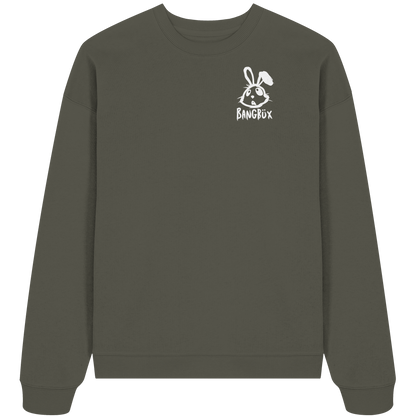 BANGBÜX Streetwear "bunny white" - Organic Oversize Sweatshirt by BANGBÜX
