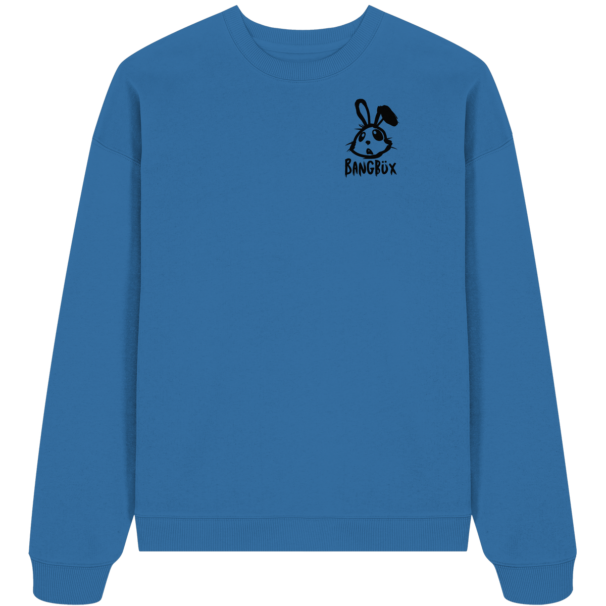 BANGBÜX Streetwear "bunny black" - Organic Oversize Sweatshirt by BANGBÜX