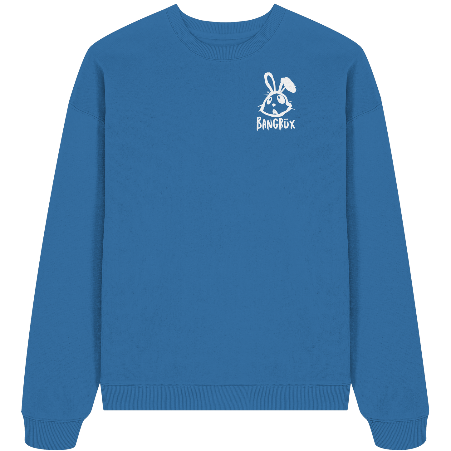 BANGBÜX Streetwear "bunny white" - Organic Oversize Sweatshirt by BANGBÜX