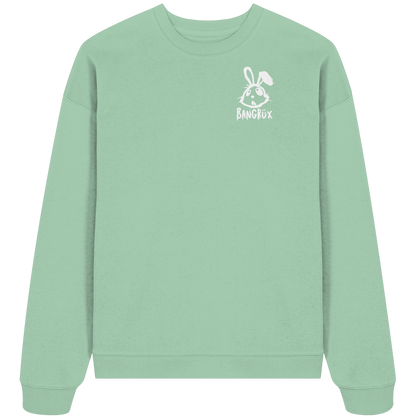 BANGBÜX Streetwear "bunny white" - Organic Oversize Sweatshirt by BANGBÜX