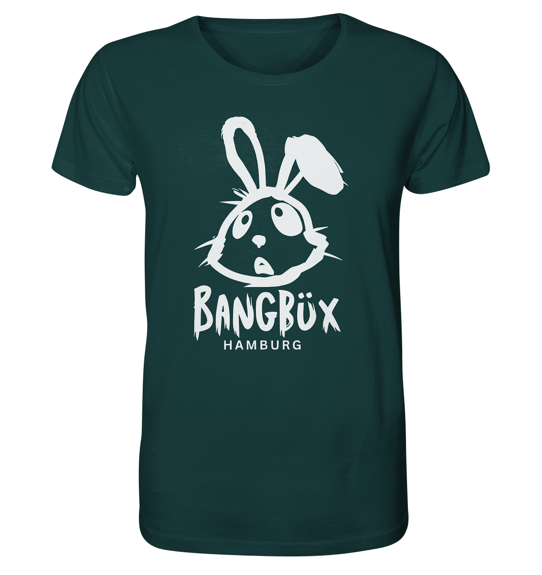 Organic Shirt "bunny white" (print)