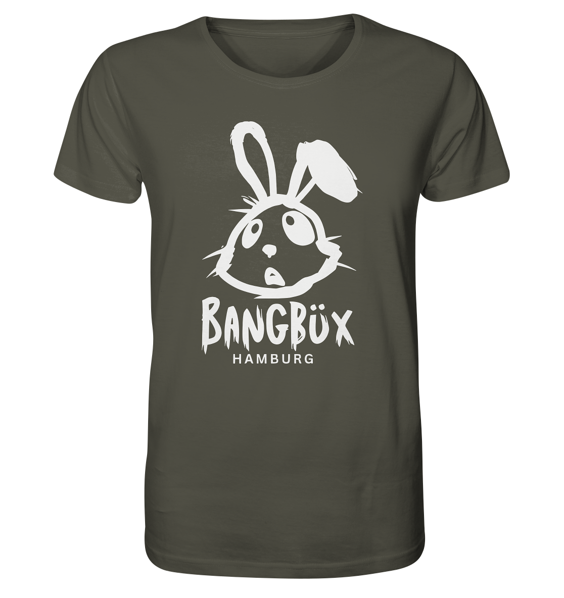 Organic Shirt "bunny white" (print)