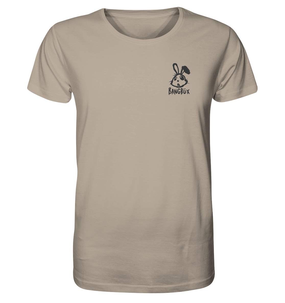 Organic Shirt - "bunny black" (Stick)