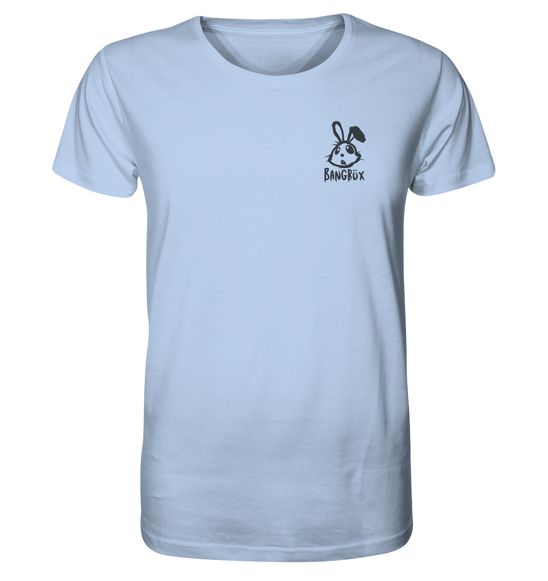 Organic Shirt - "bunny black" (Stick)