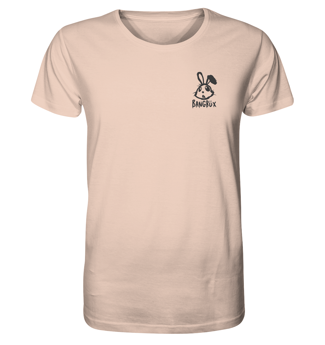 Organic Shirt - "bunny black" (Stick)