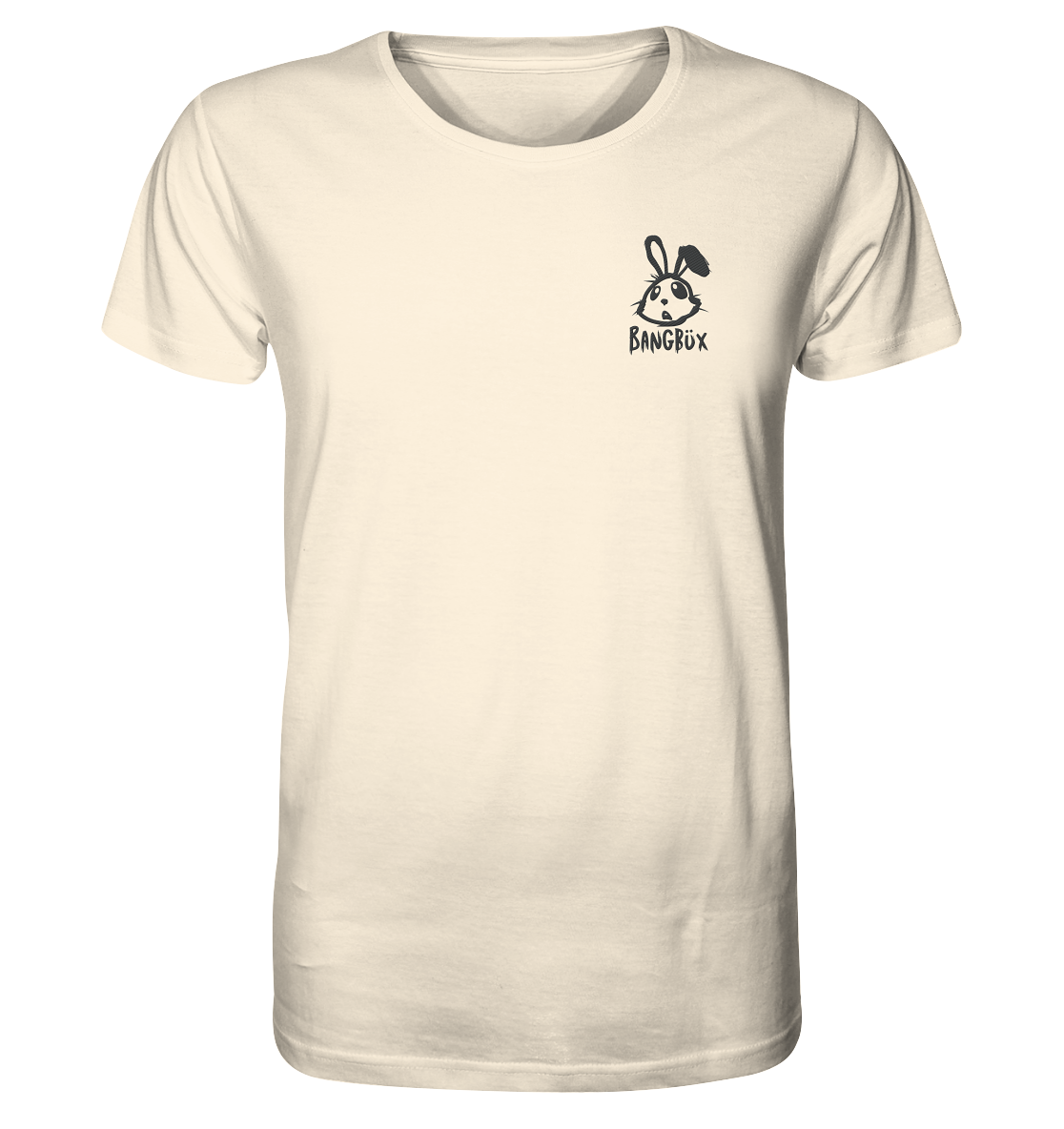 Organic Shirt - "bunny black" (Stick)