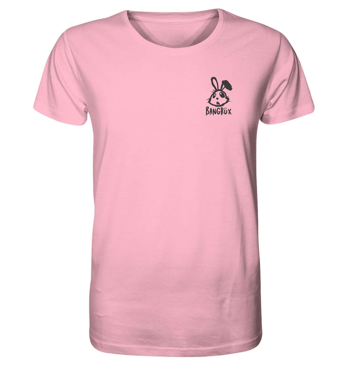 Organic Shirt - "bunny black" (Stick)