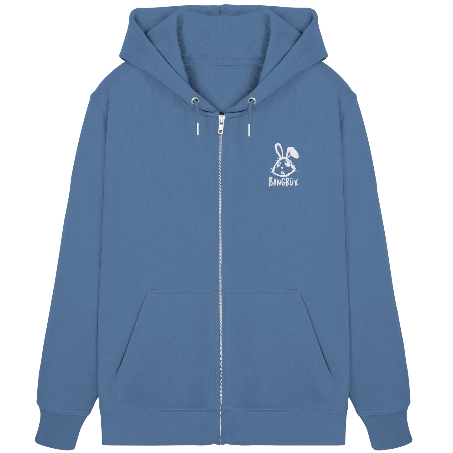 Organic Zipper -  "bunny white"  (Stick)