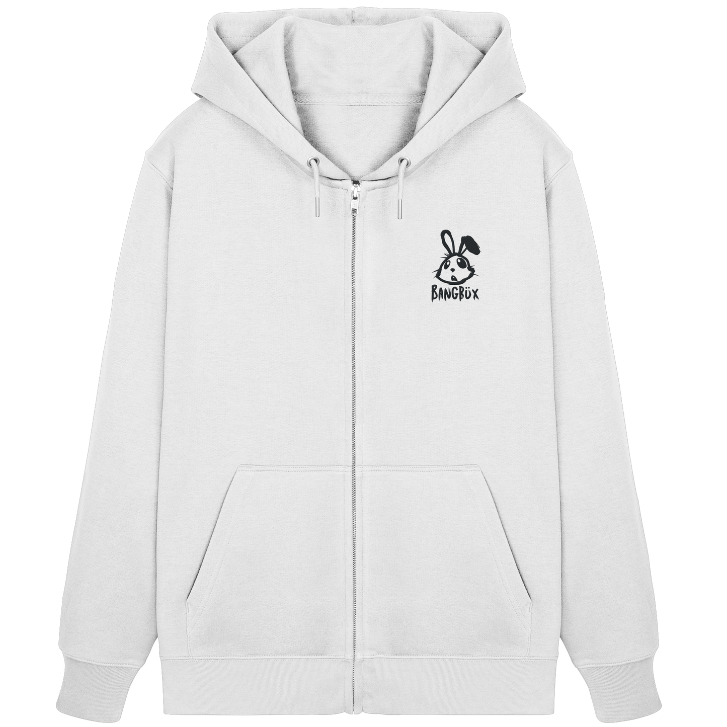 Organic Zipper -  "bunny black"  (Stick)
